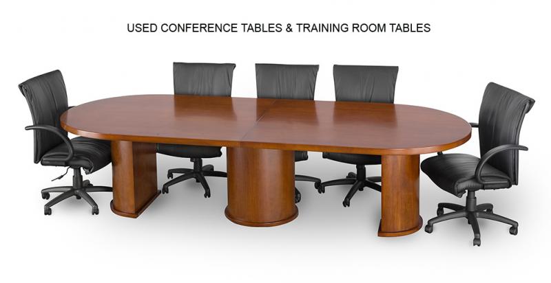 USED CONFERENCE ROOM TABLES, TRAINING ROOM TABLES, ETC.